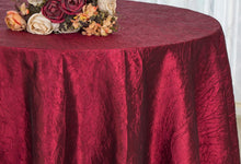 Load image into Gallery viewer, Floor Length Round Crinkle Tafetta Linen - Wedding planning, Wedding timeline, Wedding Photography - WedSmart
