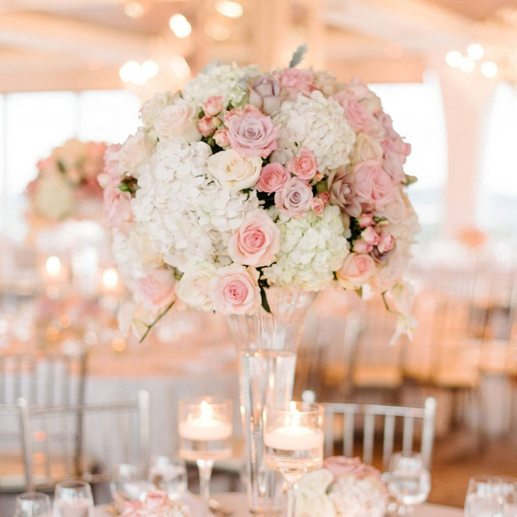 Artificial light pink hues centerpiece (pre-order only) - Wedding planning, Wedding timeline, Wedding Photography - WedSmart